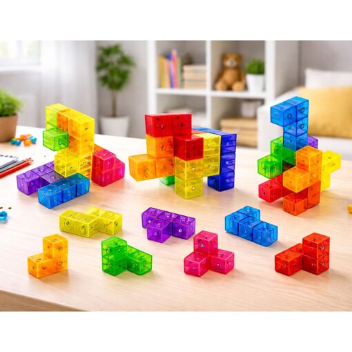 Magnetiniai blokeliai – „Magic Magnetic Cubes“