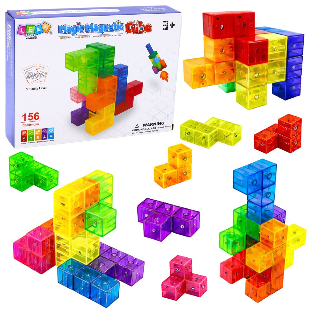Magnetiniai blokeliai – „Magic Magnetic Cubes“