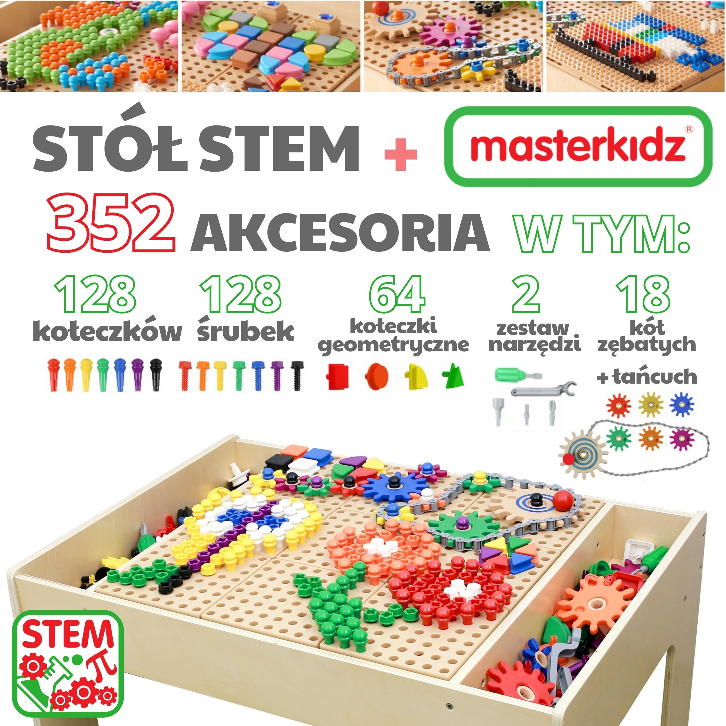 Masterkidz STEM aktyvumo stalas