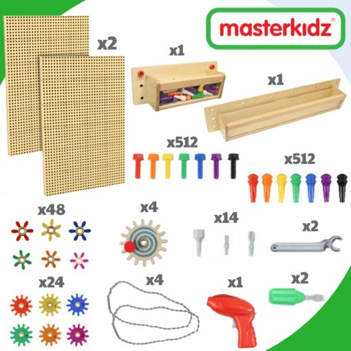 Masterkidz modulinė STEM sienų sistema
