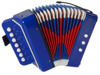 Mažojo muzikanto akordeonas – mėlynas