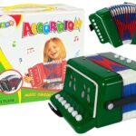 Mažojo muzikanto akordeonas – žalias