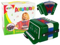 Mažojo muzikanto akordeonas – žalias