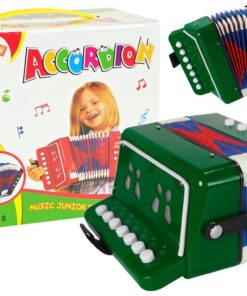 Mažojo muzikanto akordeonas – žalias