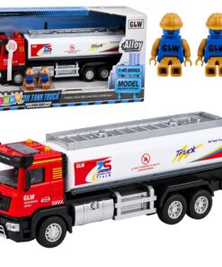 Metalinis autocisterna „Tank Truck“ su šviesomis ir garsais