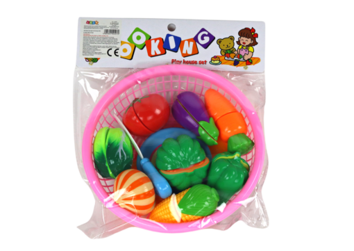 Pjaustomų daržovių rinkinys su Velcro