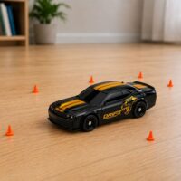 RC drifto sportinis automobilis 4WD su keičiamu kėbulu ir ratais
