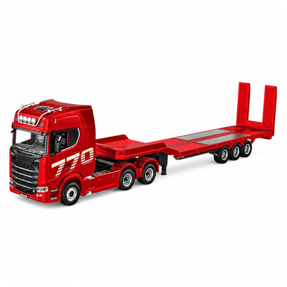 SCANIA 770S HUINA 1501 RC RINKINYS SU 1502 PRIEKABA 1:18