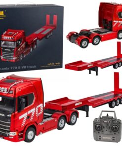 SCANIA 770S HUINA 1501 RC RINKINYS SU 1502 PRIEKABA 1:18