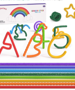 Sensorinės „Fidget Stick“ lazdelės – 8 vnt.