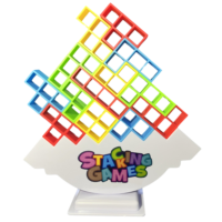 Tetris – loginis ir motorikos žaidimas su balansavimo pagrindu ir kortelėmis