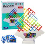 Tetris – loginis ir motorikos žaidimas su balansavimo pagrindu ir kortelėmis
