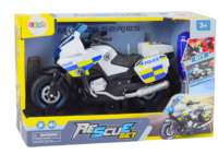 Vaikiškas policijos motociklas su atsukimo funkcija
