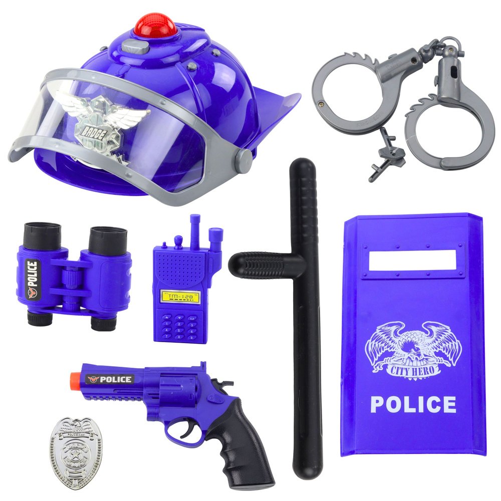 Vaikiškas policijos rinkinys – šalmas