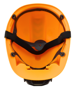 Vaikiškas statybininko šalmas su žibintuvėliu