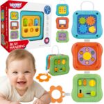 Woopie Baby 6 dalių sensorinių panelių rinkinys