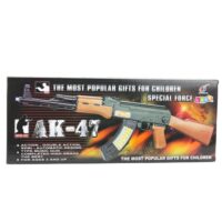 Žaislinis AK-47 automatas su garso ir šviesos efektais