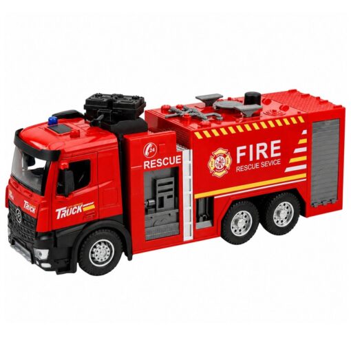 1:12 gaisrinės automobilis su vandens purškimu