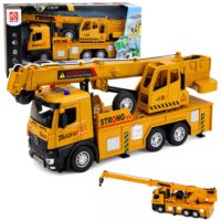 1:12 metalinis statybinis kranas ant sunkvežimio