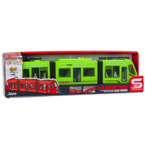 1:16 žalias metro traukinys