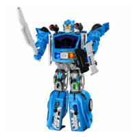 2‑in‑1 policijos robotas ir sportinis automobilis