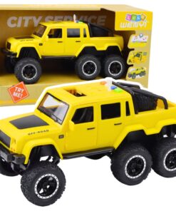 6×6 bekelės pikapas su šviesomis