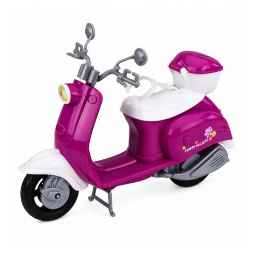 Anlily keliautoja – 30 cm lėlė su motoroleriu