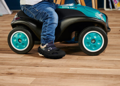BIG juodos guminės batų apsaugos pasispiriamam automobiliui Bobby Car