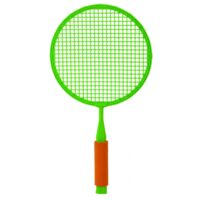 Badmintono rinkinys vaikams – 2 raketės + 2 kamuoliukai‑plunksnelės