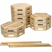 10 platformų + 4 jungtys