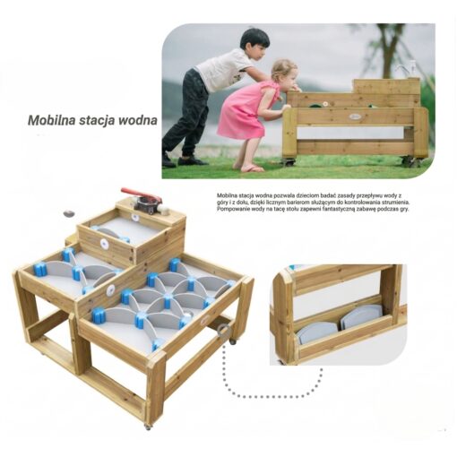 Classic World mobili vandens stotis su rankine pompa