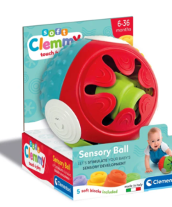 Clementoni „Clemmy sensorinis kamuolys su minkštomis kaladėlėmis“
