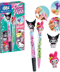 Clementoni „Hello Kitty ir draugai“ kūrybinis rašiklių gamybos rinkinys