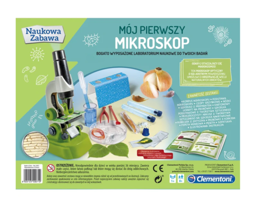Clementoni „Science Play: Mano pirmasis mikroskopas“