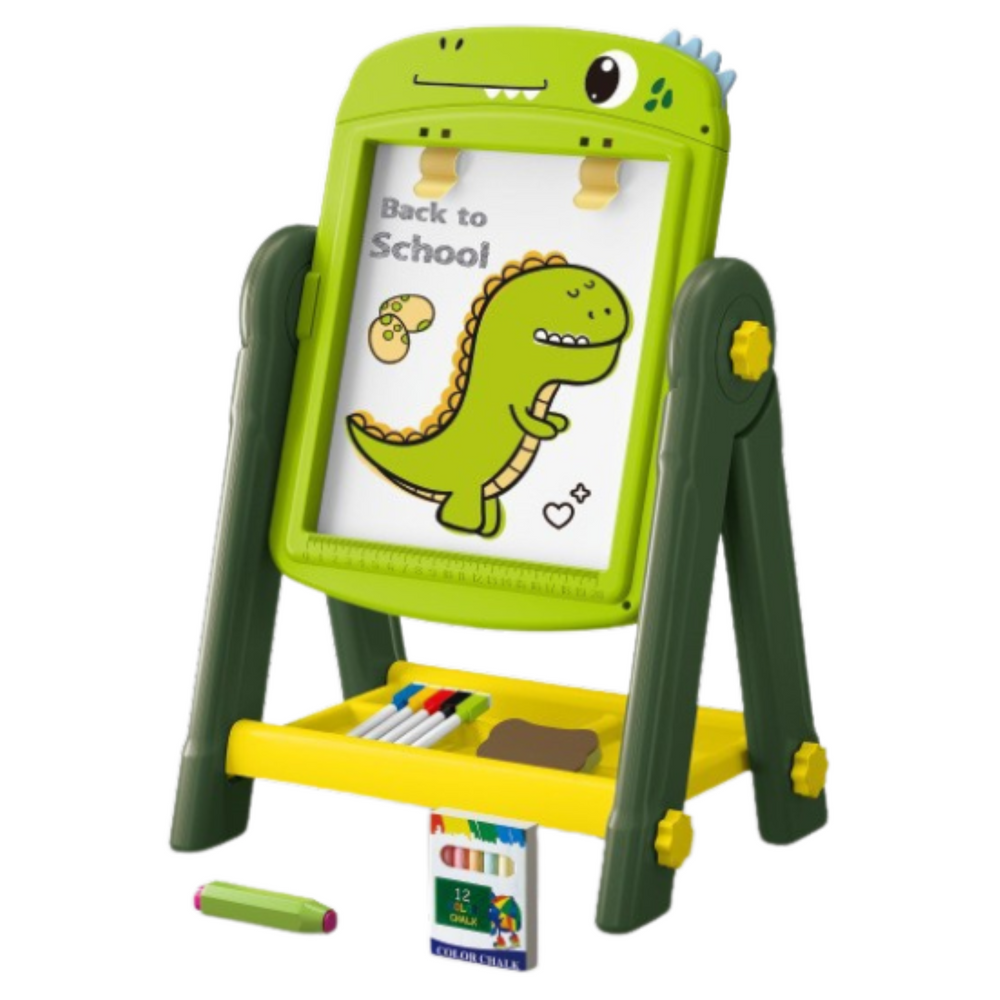 Dvipusė edukacinė magnetinė lenta – dinozauras