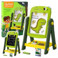 Dvipusė edukacinė magnetinė lenta – dinozauras