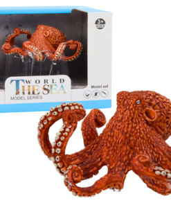 Gigantiško aštuonkojo figūrėlė „Orange“ 10 cm