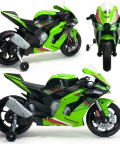 INJUSA „Kawasaki Ninja ZX‑R10“ – 12V elektrinis motociklas vaikams