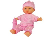 Lėlė „Sweet Baby“ su garsais ir rožiniu buteliuku