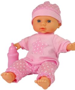 Lėlė „Sweet Baby“ su garsais ir rožiniu buteliuku