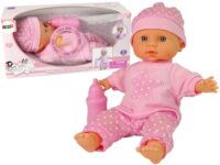 Lėlė „Sweet Baby“ su garsais ir rožiniu buteliuku