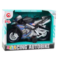 Lenktyninis motociklas su šviesos ir garso efektais