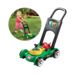 Little Tikes mechaninė žaislinė vejapjovė su garso efektu ir kanistru