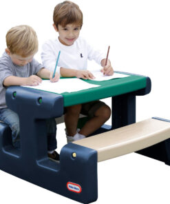 Little Tikes mėlynai‑žalias pikniko stalas su sėdynėmis