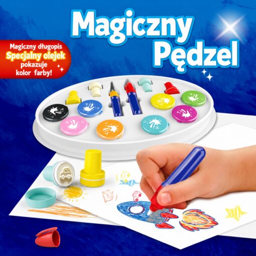 Maginis teptukas – kūrybinis piešimo rinkinys be netvarkos