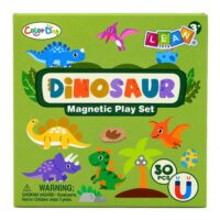 Magnetinė knygelė „Dinozaurai“ su 30 magnetų