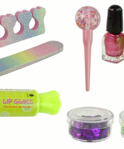 Makiažo ir nagų dekoravimo rinkinys „Candy“ – 9 dalys