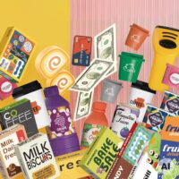 Mini prekybos stendas „Supermarket“ su savitarnos kasa – WOOPIE