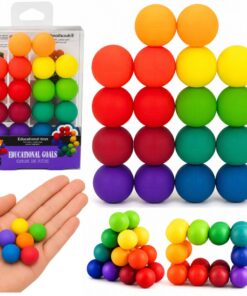 Montessori magnetinių kamuoliukų loginis žaidimas
