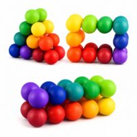 Montessori magnetinių kamuoliukų loginis žaidimas